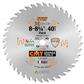 CMT 251.040.08 ITK WOOD SAW BLADE 8-1/4" X 40T