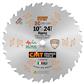 CMT 250.024.10 ITK WOOD SAW BLADE 10" X 24T