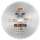 CMT 253.060.08 ITK WOOD SAW BLADE 8-1/2" X 60T