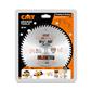 CMT 253.060.08 ITK WOOD SAW BLADE 8-1/2" X 60T