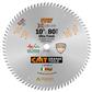 CMT 253.080.10 ITK WOOD SAW BLADE 10" X 80T