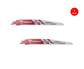 SABERCUT Red Label 9-inch Carbide Wood w/Nail Reciprocating Blade 2-pack
