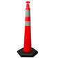 T-Top Stacker Traffic Cone 42" w/Hi Band