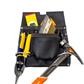 BOSSA 8-Pocket Top Grain Leather Nail & Tool Pouch With Dual Hammer Loops