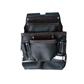 BOSSA 10-Pocket Top Grain Leather Nail & Tool Pouch With Hammer Loop & Tape Measure Clip