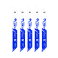 SABERCUT Lynx Bim Medium Metal Recip Blade 6" X 18TPI 5pk